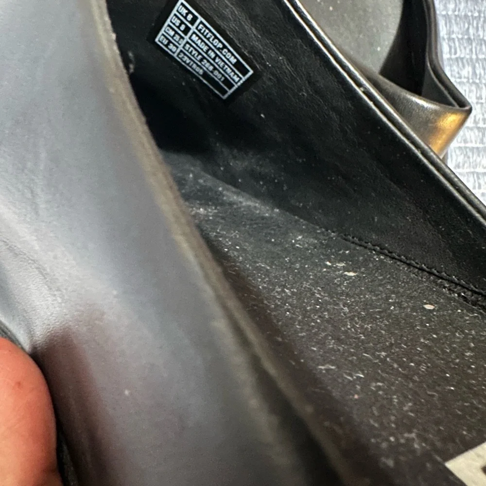 FitFlop Black Slip-On Clogs - Picture 5 of 5